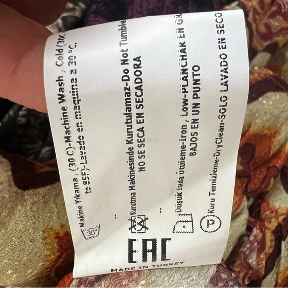 Nocturne | Tie front crop top. Long sleeved. Size M/L. Bohemian. EUC - Picture 8 of 11